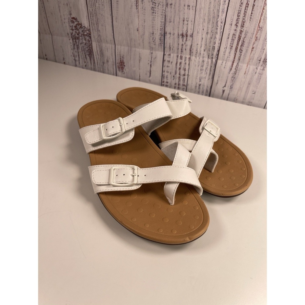 MYSOFT Women's Walking Slide Sandals Flip Flops 8.5